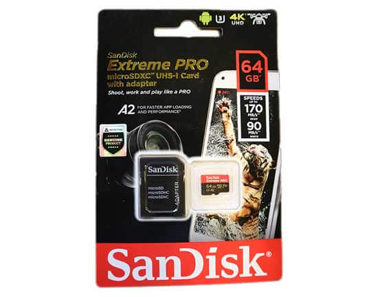 jual Sandisk Extreme Pro A2 microSDXC 64GB harga murah surabaya jakarta
