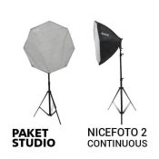 jual Paket Studio NiceFoto 2 Continuous Light harga murah surabaya jakarta