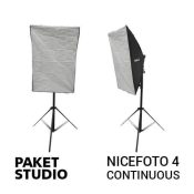 jual Paket Studio NiceFoto 4 Continuous Light harga murah surabaya jakarta