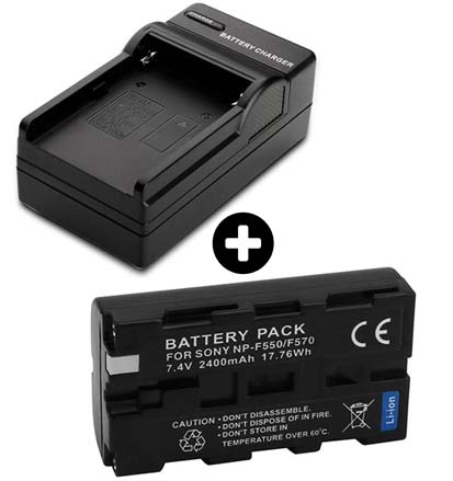 Jual Paket Battery F550F570 + Charger Harga Murah dan Spesifikasi