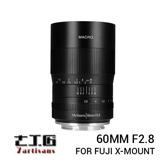 Jual 7Artisans 60mm f2.8 Macro for Fuji-X Black Harga Terbaik dan Spesifikasi