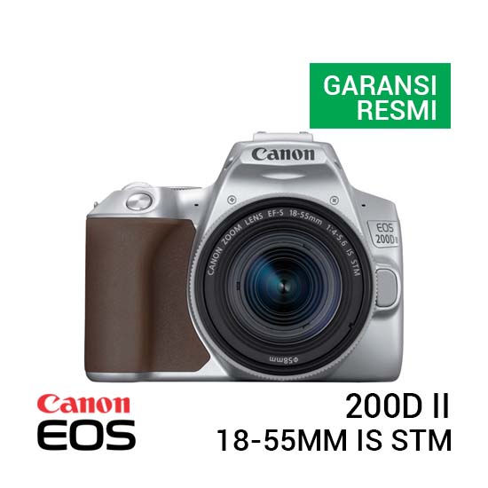 Jual Canon EOS 200D II Kit EF-S 18-55mm IS STM Silver Harga Terbaik dan Spesifikasi