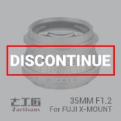 Discontinue Lensa 7Artisans 35mm f1.2 for Fuji-X -SILVER Harga Murah dan Spesifikasi