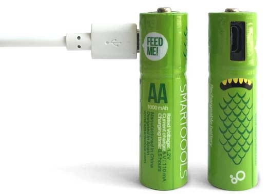 Jual Smartoools Rechargeable Battery AA Micro USB Harga Terbaik dan Spesifikasi