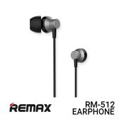 Jual Remax Earphone Metal RM-512 - Black Harga Murah dan Spesifikasi