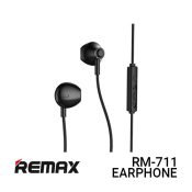 Jual Remax Earphone RM-711 - Black Harga Murah dan Spesifikasi