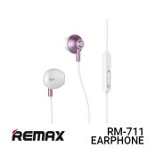 Jual Remax Earphone RM-711 - Pink Harga Murah dan Spesifikasi