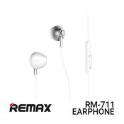 Jual Remax Earphone RM-711 - Silver Harga Murah dan Spesifikasi
