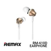 Jual Remax RM-610D Earphone Functional - Gold Harga Murah