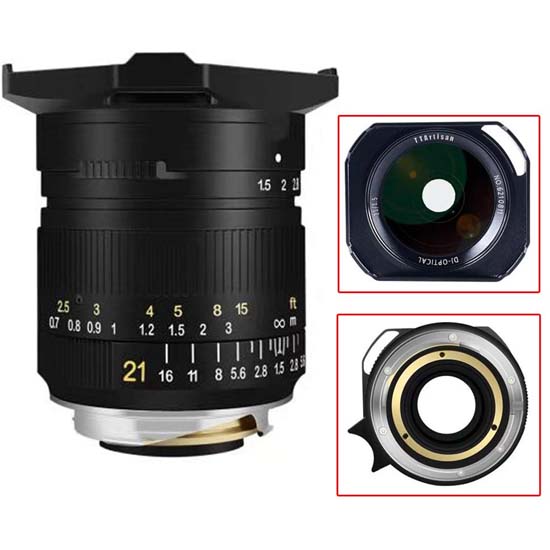 Jual TTArtisans 21mm f1.5 for Leica M-Mount Black Harga Terbaik dan Spesifikasi