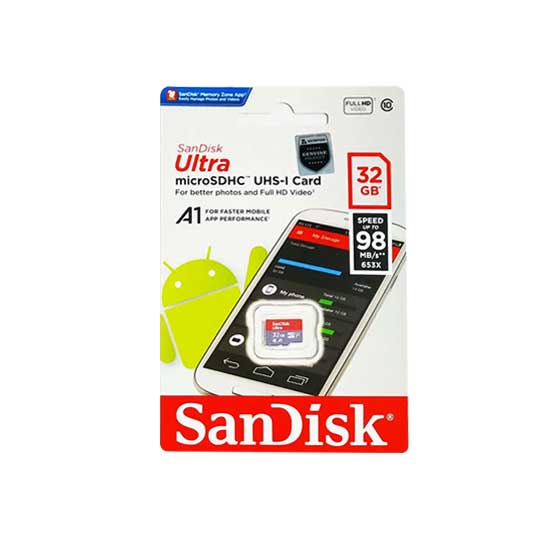 Sandisk Ultra A1 MICROSDHC - 32GB (Non-Adapter)