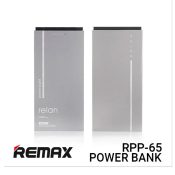 Jual Remax Power Bank RPP-65 Relan - Black Silver Harga Murah dan Spesifikasi