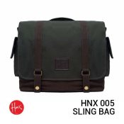 Jual HONX HNX 005 Sling Bag Green Brown Harga Murah dan Spesifikasi