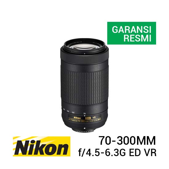 Nikon AF-P DX NIKKOR 70-300mm f/4.5-6.3G ED VR Harga Terbaik