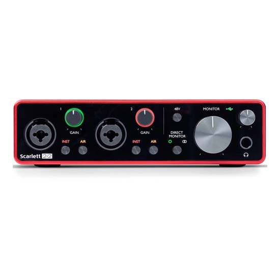 Jual Focusrite Scarlett 2i2 2x2 USB Audio Interface Harga Terbaik dan Spesifikasi