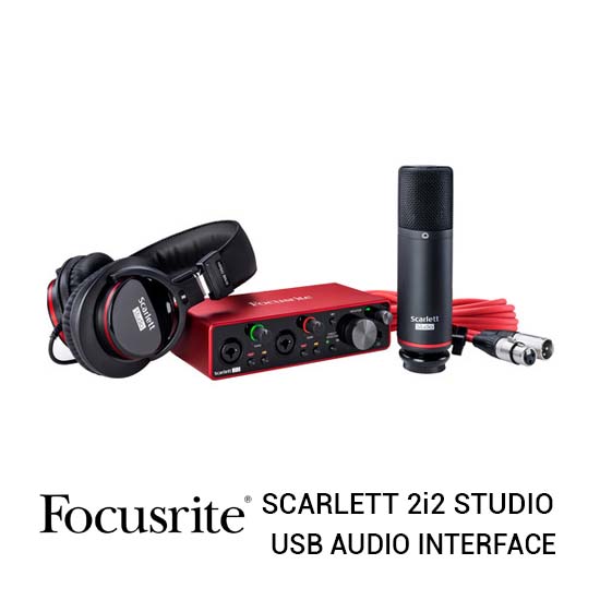 Jual Focusrite Scarlett 2i2 Studio Harga Terbaik dan Spesifikasi