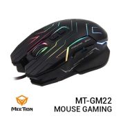 Jual MEETION MT-GM22 Mouse Gaming Polychrome Light Black Harga Murah dan Spesifikasi