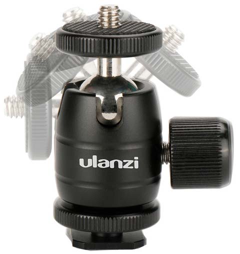 Jual Ulanzi U-30S Universal Mini BallHead Harga Murah Terbaik dan Spesifikasi