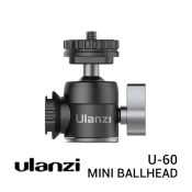 Jual Ulanzi U-60 Mini Ballhead with Dual Coldshoe Harga Murah dan Spesifikasi
