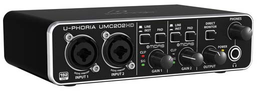 Jual Behringer U-Phoria UMC202HD USB Audio Interface Harga Terbaik dan Spesifikasi