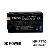 Jual DK Power BATTERY NP-F770 4000mAh Harga Murah dan Spesifikasi