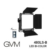 jual GVM LED Bi-Color Light 480LS-B, Ringan dan tahan lama, Memiliki Rentang dua warna variabel dari 2300K-6800K, Lumen tinggi :15000Lux/20inch
