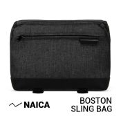 Jual Naica Boston Sling Bag Charcoal Harga Murah dan Spesifikasi