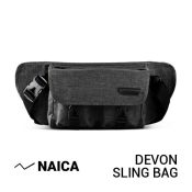 Jual Naica Devon Sling Bag Charcoal Harga Murah dan Spesifikasi