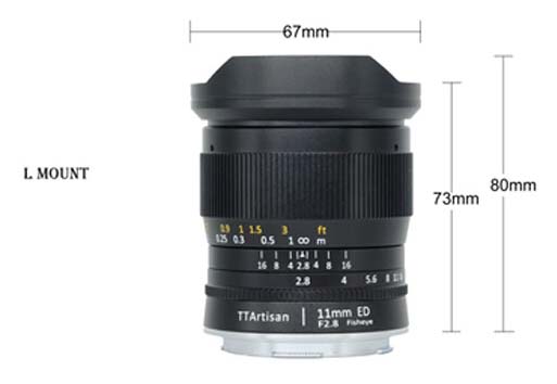 Jual TTArtisans 11mm F2.8 for Leica L-Mount Black Harga Murah dan Spesifikasi