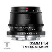 Jual TTArtisans 35mm F1.4 for EOS M-Mount Black Harga Murah dan Spesifikasi