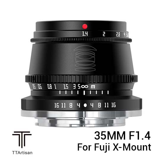 Jual TTArtisans 35mm F1.4 for Fuji X-Mount Black Harga Murah dan Spesifikasi