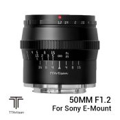 Jual TTArtisans 50mm F1.2 for Sony E-Mount Black Harga Murah dan Spesifikasi