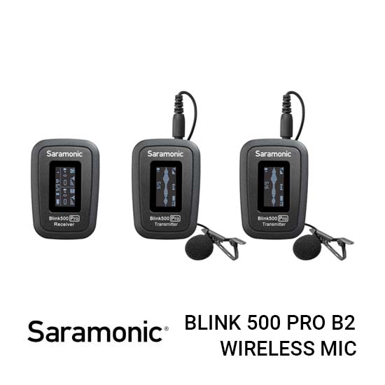 Jual Saramonic Blink 500 Pro B2 Wireless Microphone System Harga murah terbaik dan Spesifikasi lengkap