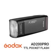 Jual GODOX AD200PRO TTL Pocket Flash Harga Murah dan Spesifikasi. 1 x Speedlight, 1 x Bare Bulb Flash Head, 1 x Lithium Battery, 1 x Charger.