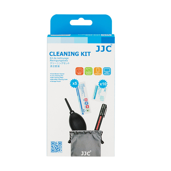 Jual JJC Cleaning Kit CL-JD1 Harga Murah dan Spesifikasi. Dust Blower CleanerLens, Cleaning Pen, Wet Cleaning Wipe, Microfiber Cleaning Cloth, Storage Pouch