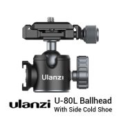 Jual Ulanzi U-80L Ballhead with Side Cold Shoe Harga Murah dan Spesifikasi