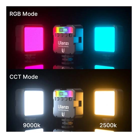 Jual Ulanzi VL-49 Rechargeable Mini RGB Light Harga Murah dan Spesifikasi