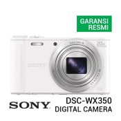 Jual Sony DSC-WX350 Cyber-shot Digital Camera White Harga Murah dan Spesifikasi