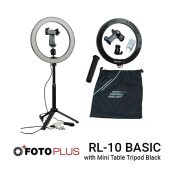 Paket RL-10 With Mini Table Tripod Black Harga Terbaik