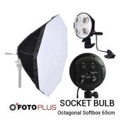 Jual Fotoplus Socket Bulb with Octagonal Softbox 65cmHarga Murah dan Spesifikasi