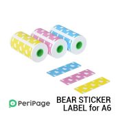 Jual Peripage A6 Label Bear Sticker Harga Murah dan Spesifikasi