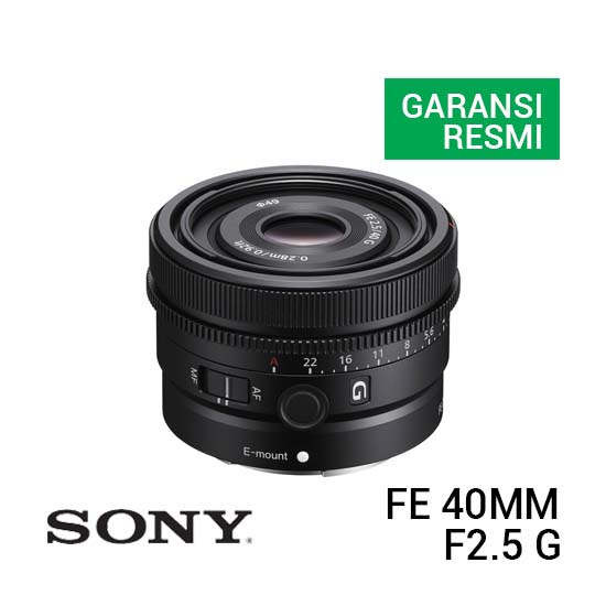 Jual Sony FE 40mm F2.5 G Harga Murah Terbaik dan Spesifikasi