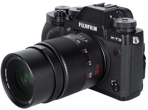 Jual 7Artisans 25mm F0.95 for Fuji X Black Harga Murah dan Spesifikasi