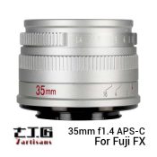 Jual 7Artisans 35mm f1.4 APS-C for Fuji FX Silver Harga Murah dan Spesifikasi