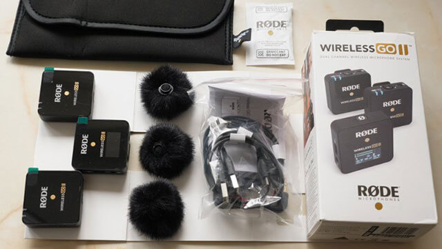Wireless Microphones Godox Movelink M2 VS Rode Wireless Go II, lebih