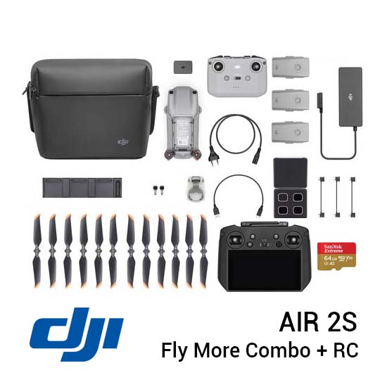 Jual DJI Air 2s Fly More Combo with Smart Controller Harga Terbaik dan Spesifikasi