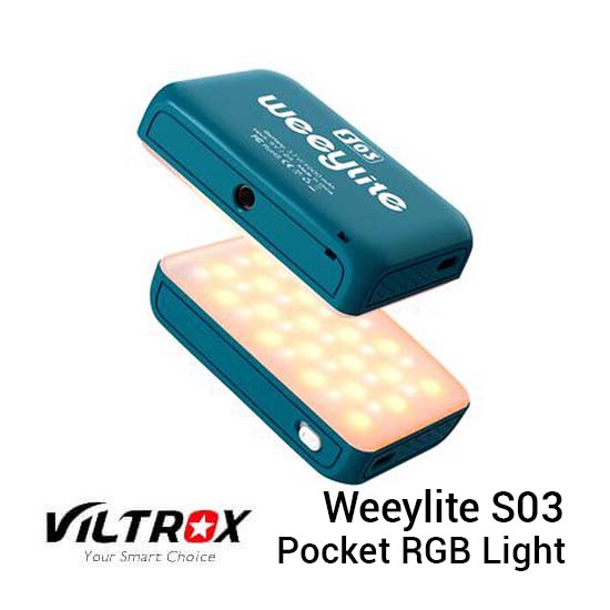 Jual Viltrox Weeylite S03 Pocket RGB Light Glazed Blue Harga Murah dan Spesifikasi
