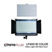 Jual Fotoplus LP400 Video Light Bi-Color with Barn Door Harga Terbaik