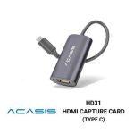 Acasis HD31 HDMI Capture Card Type C Harga Terbaik