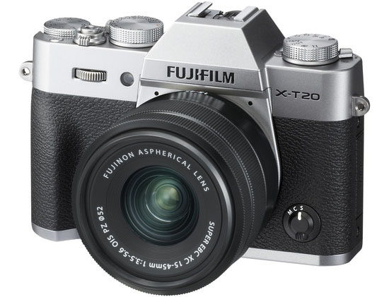 Jual Fujifilm X-T20 with XC 15-45mm F 3.5-5.6 Silver Harga Terbaik dan Spesifikasi